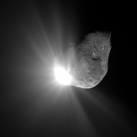 DEEP IMPACT consists of a sub-compact-car-sized flyby spacecraft and ...