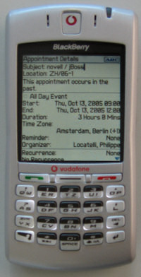 Blackberry 7100v