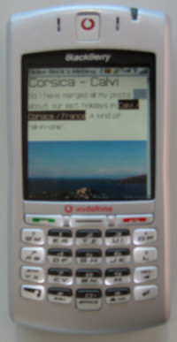 Blackberry 7100v